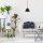 Suspension de salon Noir rond Scandinave