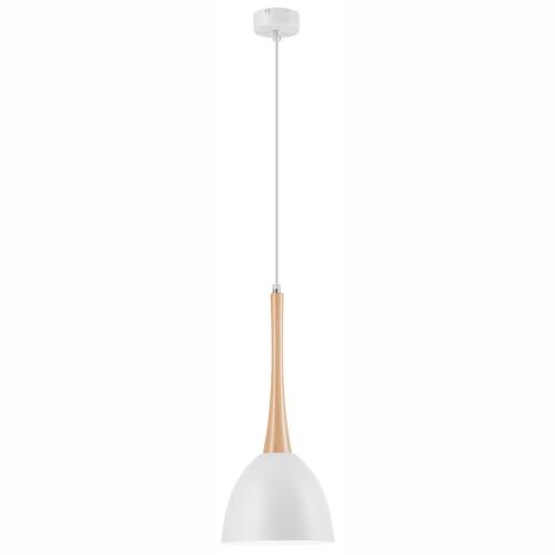 Suspension stylée FAELLA Blanc rond table à manger