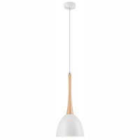 Suspension stylée FAELLA Blanc rond table à...
