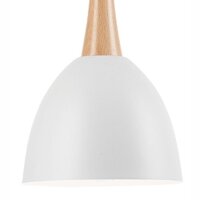 Suspension stylée FAELLA Blanc rond table à...