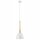 Suspension stylée FAELLA Blanc rond table à manger