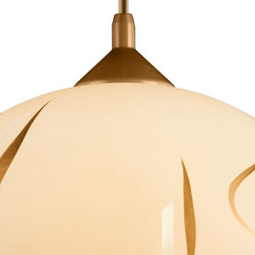 Lampe à suspendre ronde or rétro table à manger verre lampe