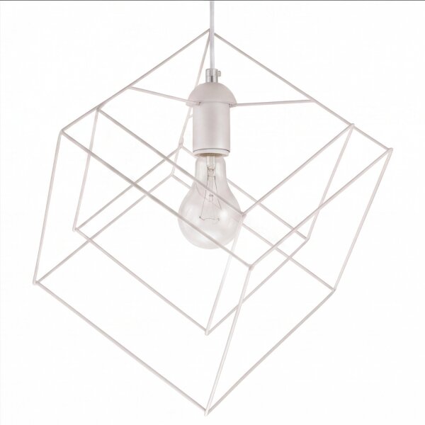 Extraordinaire lampe à suspendre AGATRIA Blanc Design
