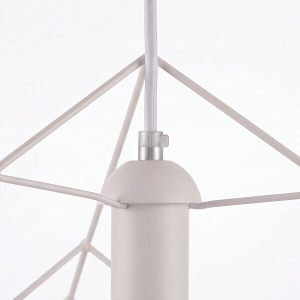 Extraordinaire lampe à suspendre AGATRIA Blanc Design