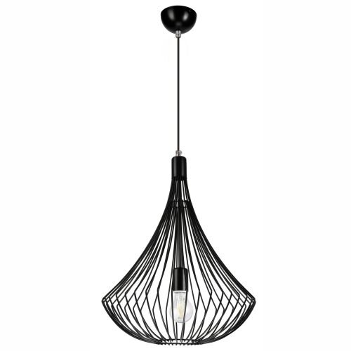 Design Suspension Noir Métal Lampe à suspendre