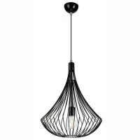 Design Suspension Noir M&eacute;tal Lampe &agrave; suspendre