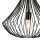 Design Suspension Noir Métal Lampe à suspendre