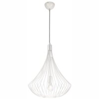 Suspension Blanc Métal rond Design moderne