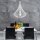 Suspension Blanc Métal rond Design moderne