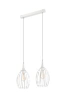 Blanc Suspension métal longue Table à...