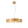 Lampe à suspendre bois chêne verre 3-flmg Ø47cm cuisine
