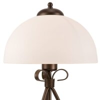 Lampe de table Marron Métal rond Lampe rustique