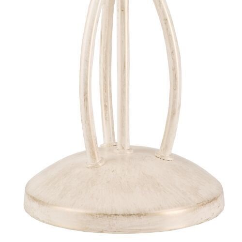 Lampe de table Blanc 43cm Métal rond Rustique LIRLIN