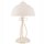 Lampe de table Blanc 43cm Métal rond Rustique LIRLIN