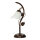 Lampe de table Ambiente Abat-jour en verre Shabby brun antique