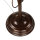 Lampe de table Ambiente Abat-jour en verre Shabby brun antique