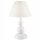 Lampe de table MADISYN Blanc Tissu H:38cm rond Campagne