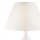 Lampe de table MADISYN Blanc Tissu H:38cm rond Campagne