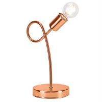 Lampe de table en m&eacute;tal cuivre Moderne H:32cm Lampe
