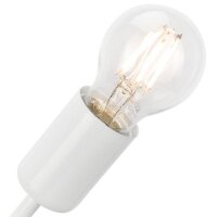 Lampe de table en métal Éclairage blanc...