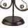 Lampe de table Métal Noir Rustique H:36cm Antique