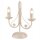 Lampe de table Shabby Blanc Métal H:36cm Rustique