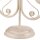 Lampe de table Shabby Blanc Métal H:36cm Rustique