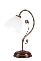 Lampe de table Shabby Marron Rustique 39cm Lampe en...