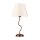 Lampe de table Cr&egrave;me Campagne ronde 52cm Lampe ronde