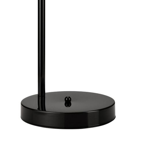 Lampe de table noire en bois 56cm polyvalente AMIDA