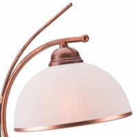 Elégante lampe de table KALONA brun Art Nouveau 49cm