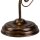 Lampe de table en verre Shabby Noir H:39cm Lampe ancienne