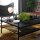 Lampe de table en verre Shabby Noir H:39cm Lampe ancienne