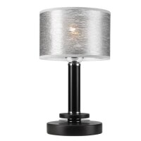 Lampe de table Moderne Gris Tissu H:33cm DENIRA