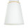 Spot Lampe blanche moderne ronde en bois