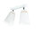Spot de plafond Construction Blanc Moderne Tissu confortable