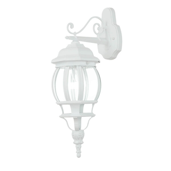 Lampe murale dextérieur BREST Lanterne de jardin blanche résistante aux intempéries