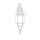 Lampe murale dextérieur BREST Lanterne de jardin blanche résistante aux intempéries