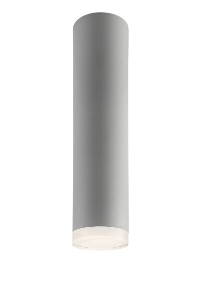 Spot Lampe argentée ronde moderne en aluminium