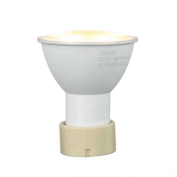 Ampoule LED GU10 douille 3 Watt 3000 K 260 lm - LM10048