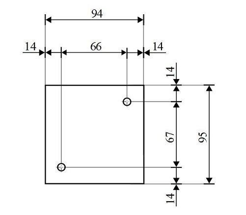 Lampe dextérieur LED mur petit L : 9 cm IP44 maison entrée