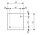Lampe dextérieur LED mur petit L : 9 cm IP44 maison entrée