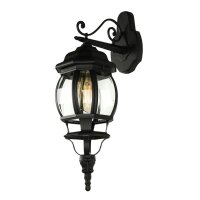 Lampe murale BREST Lanterne murale noire...