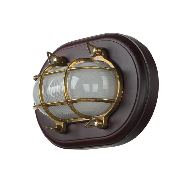 Applique murale LED bois laiton 3000K Maritim Flur