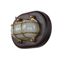 Applique murale LED bois laiton 3000K Maritim Flur
