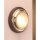 Applique LED LEGNO laiton Ø22cm rond Maritim