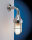 Applique salle de bain couloir chrome en laiton verre bateau
