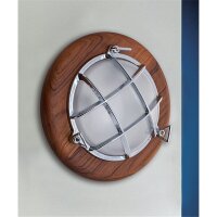 Applique LED chrome laiton véritable ronde...