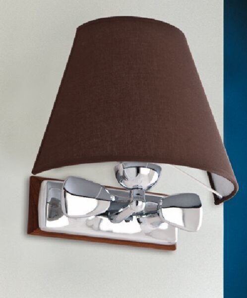 Applique murale en laiton Chrome Marron Maritim Flur