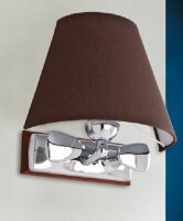Applique murale en laiton Chrome Marron Maritim Flur